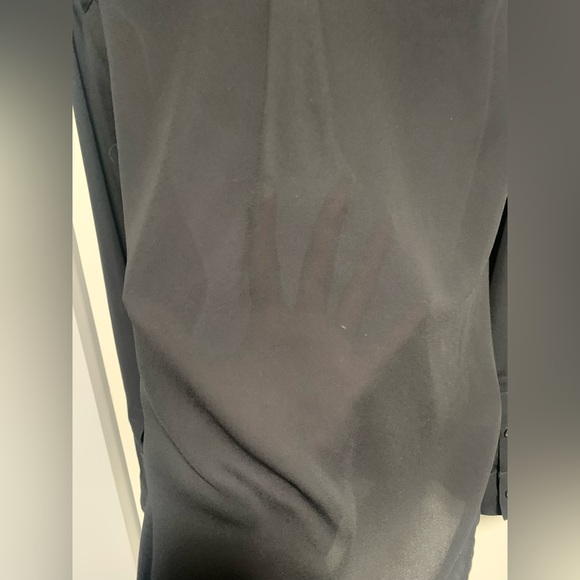 Express Black Portofino Slim Fit Polyester Shirt Size Small - Picture 4 of 8